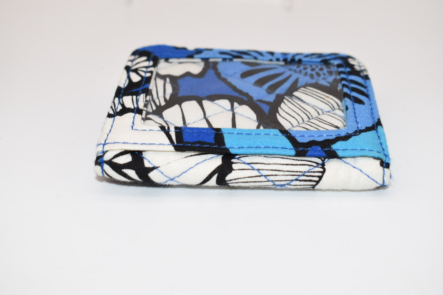 Vera Bradley Campus Double ID Wallet in "Blue Bayou" Pattern