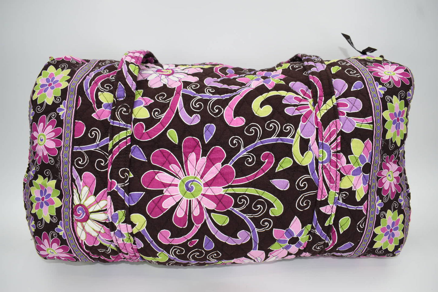 Vera Bradley Large Duffle Bag in "Purple Punch" Pattern