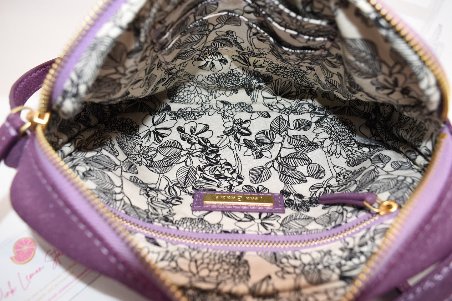 Vera Bradley Mallory RFID Petite Crossbody Bag in Lilac Shimmer