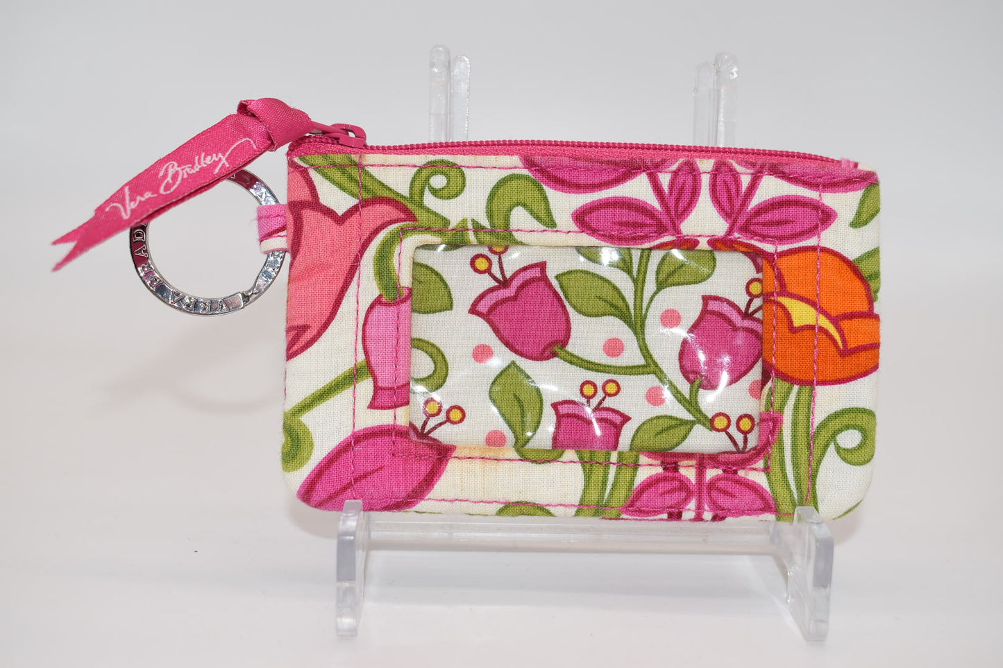 Vera Bradley Zip ID Case in "Lilli Bell" Pattern