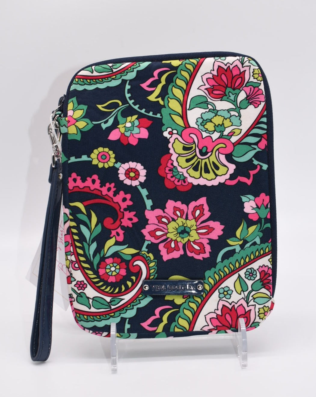 Vera Bradley Neoprene Tablet Padded Zippered Case in "Petal Paisley" Pattern