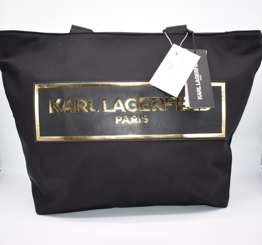 KARL LAGERFELD PARIS Nylon Amour Tote Bag