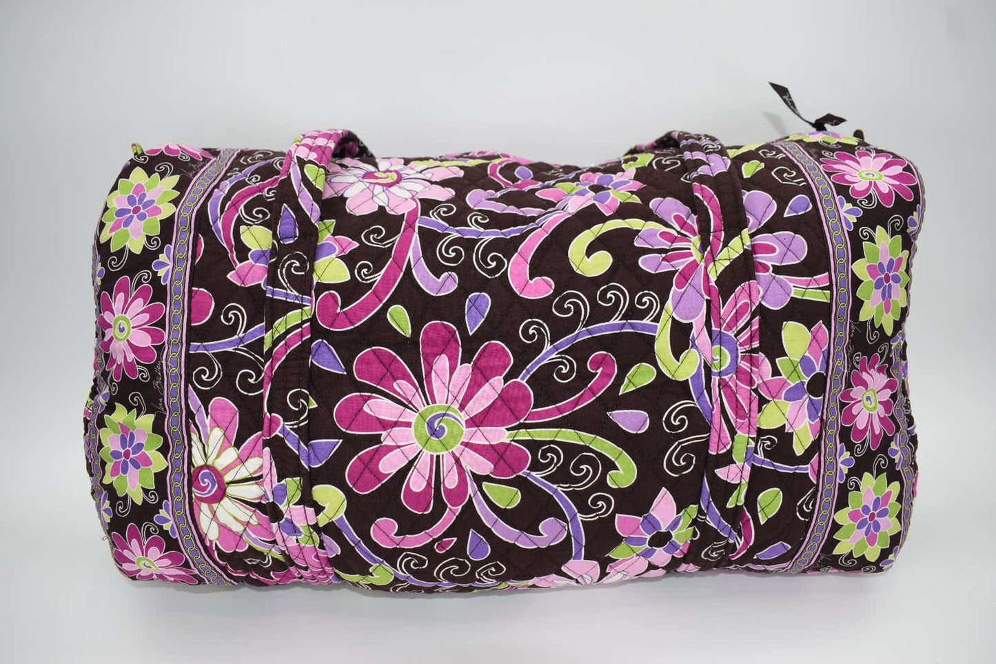 Vera Bradley Large Duffle Bag in "Purple Punch" Pattern