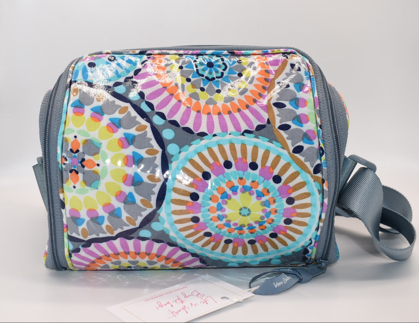 Vera Bradley Stay Cooler / Lunch Bag in "Sunny Medallion" Pattern