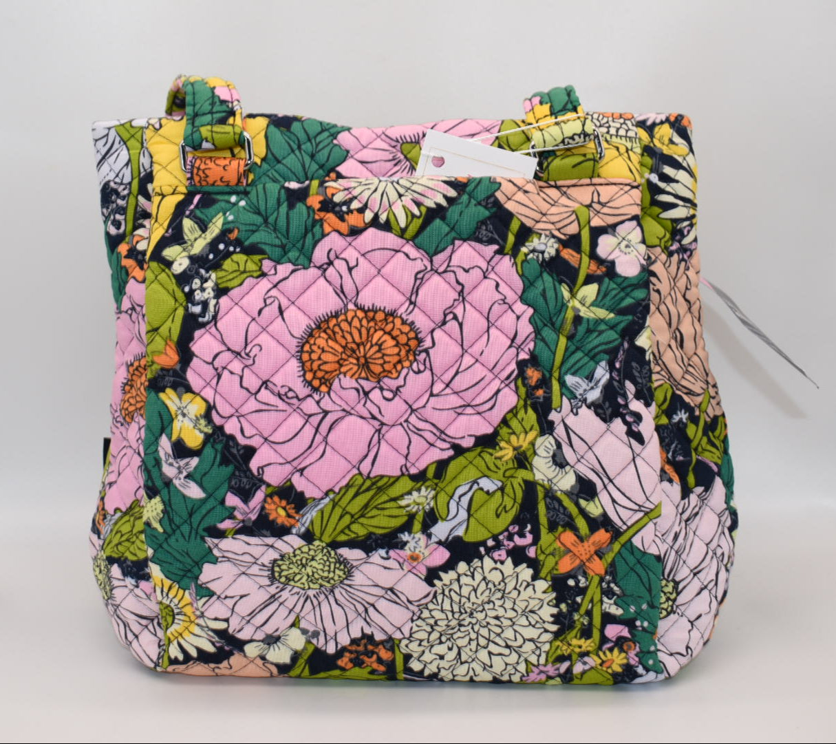 Vera Bradley Multi-Compartment Shoulder Bag in "Bloom Boom" Pattern