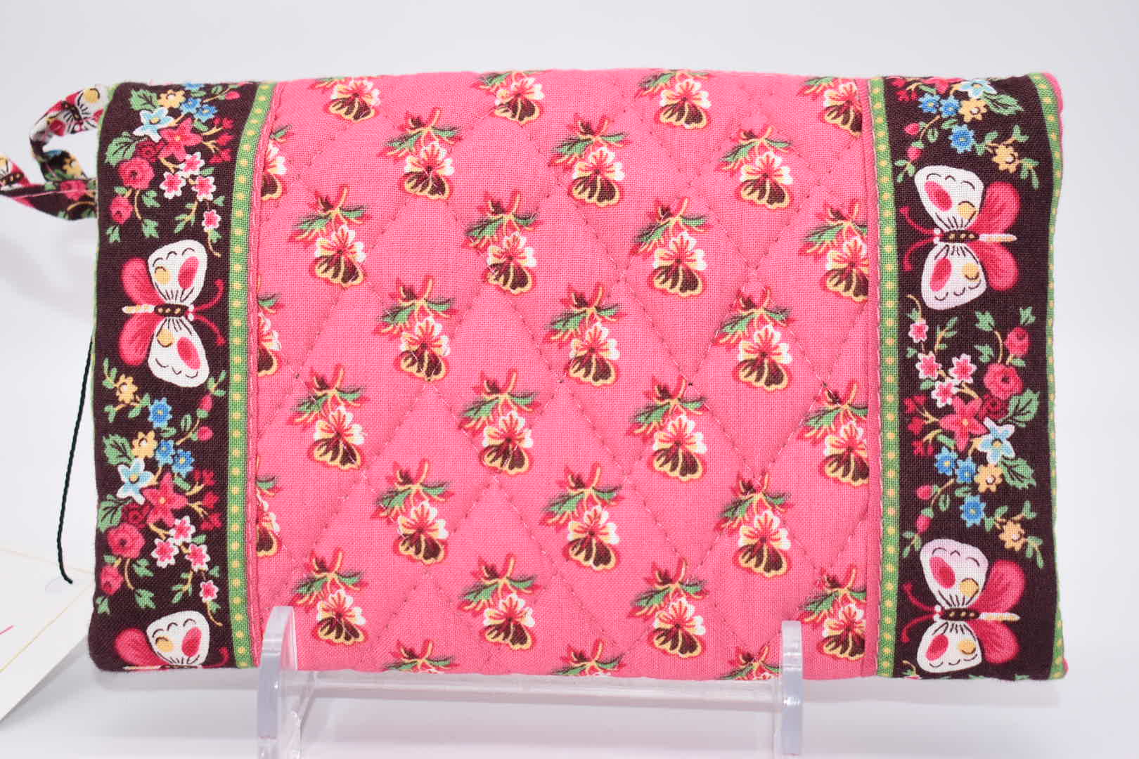 Vera Bradley Front Zip Wristlet in Petite Red Bandana Pattern – Pink  Lemon Standard