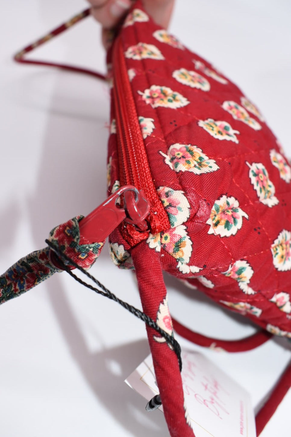 Vera Bradley Petite Crossbody Bag in "Red Leaf - 1997" Pattern