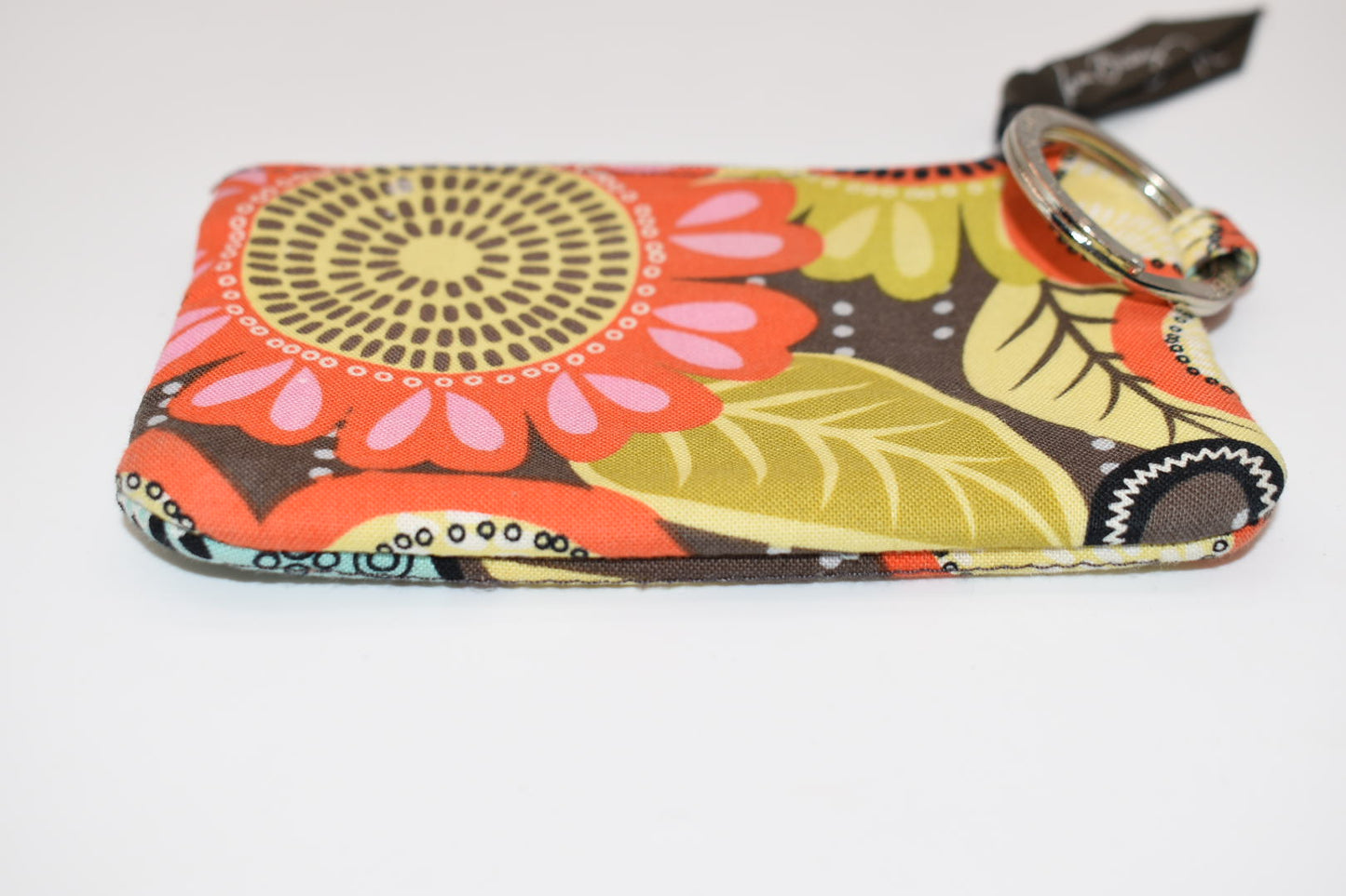 Vera Bradley Zip ID Case in "Flower Shower" Pattern