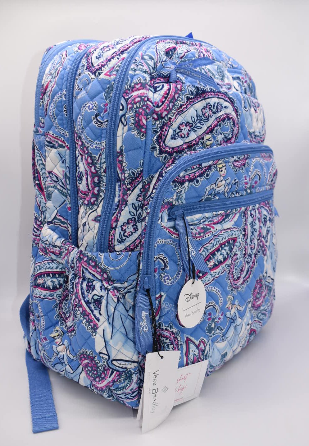 Vera Bradley Cinderella Paisley XL Campus Backpack