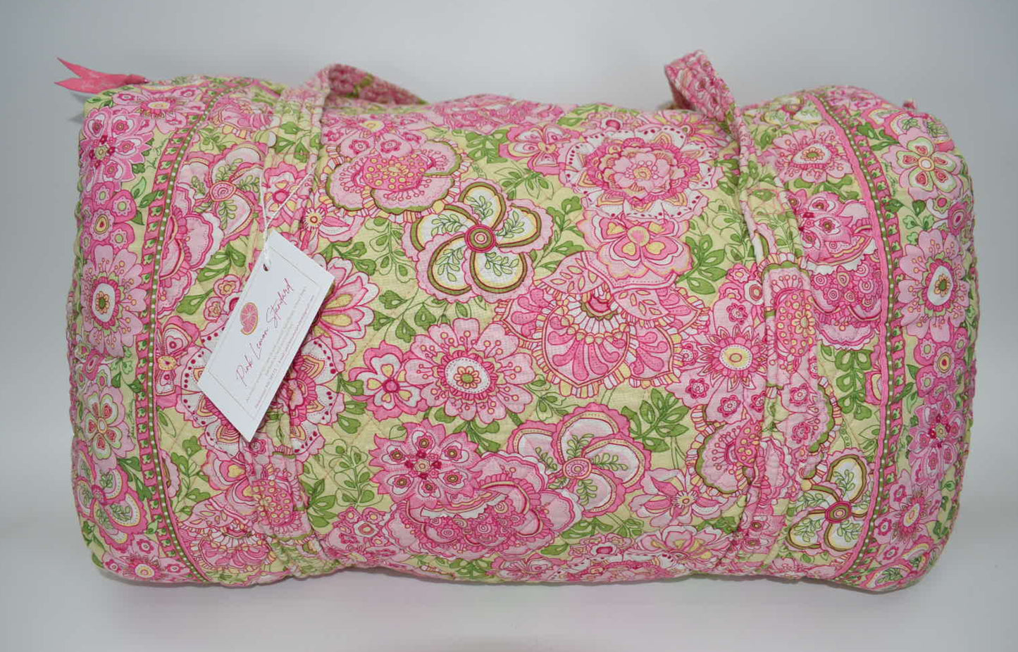 Vera Bradley Large Duffel Bag in "Petal Pink" Pattern