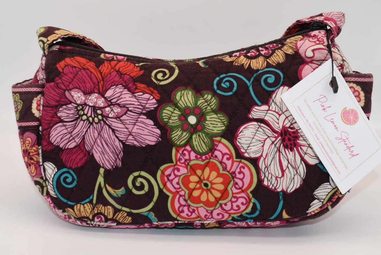 Vera Bradley Maggie Shoulder Bag in "Mod Floral Pink" Pattern