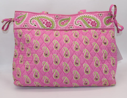 Vera Bradley East West Tote Bag in "Bermuda Pink" Pattern