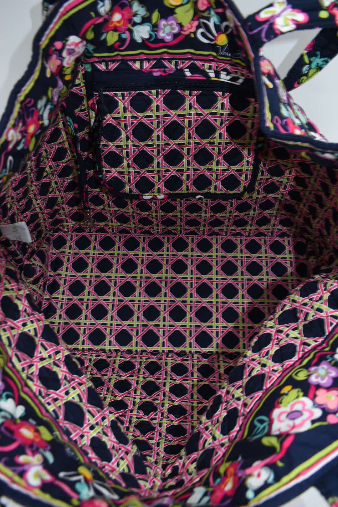 Vera Bradley Grand Tote Travel Bag in "Ribbons" Pattern