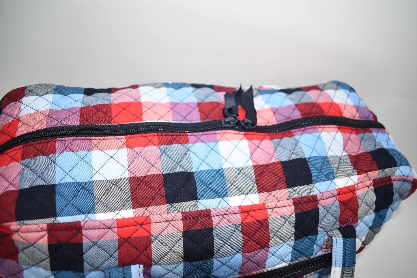 Vera Bradley Weekender Travel Bag in "Patriotic Plaid" Pattern