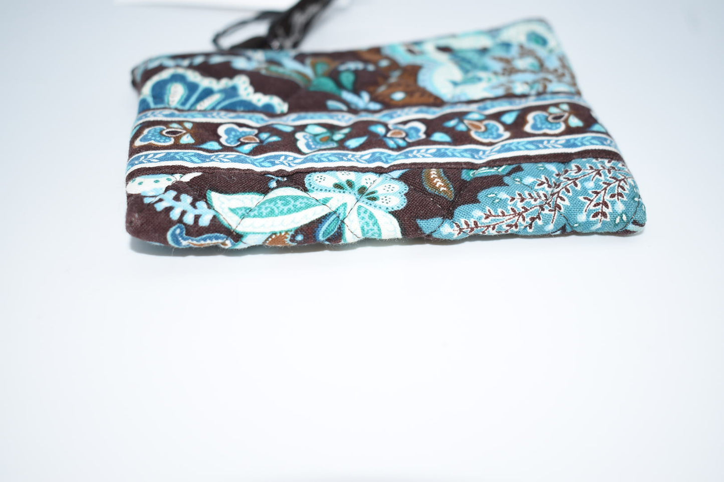 Vera Bradley Zip Coin Pouch in "Java Blue" Pattern