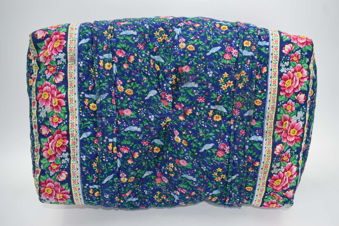 Vera Bradley Large Duffel Bag in "Bluebird - 1998" Pattern