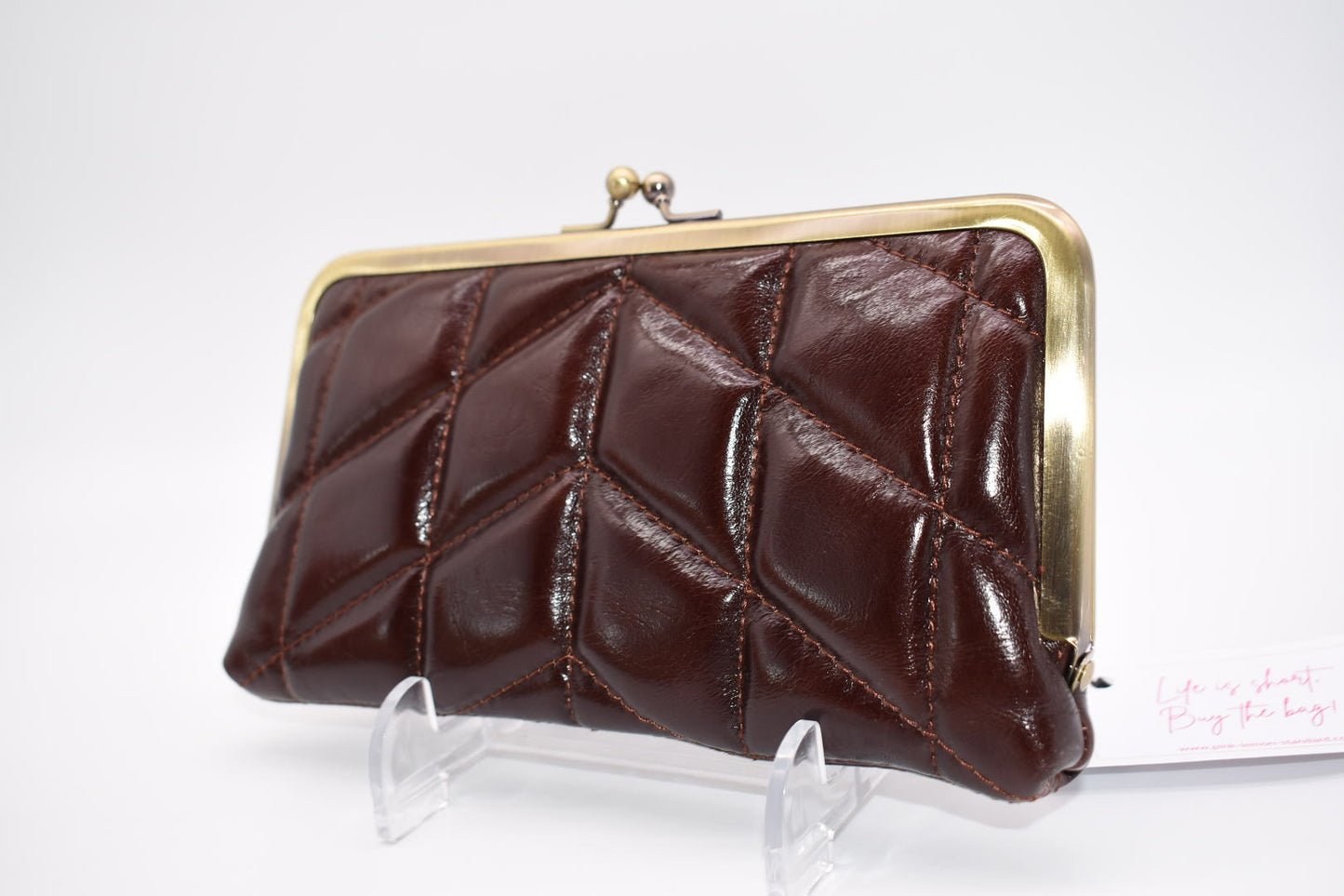 Patricia Nash Everly Quilted Nappa Framed Wallet