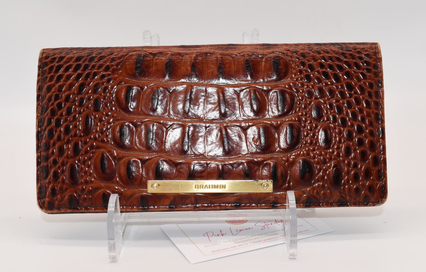 Brahmin Ady Wallet in Pecan Melbourne