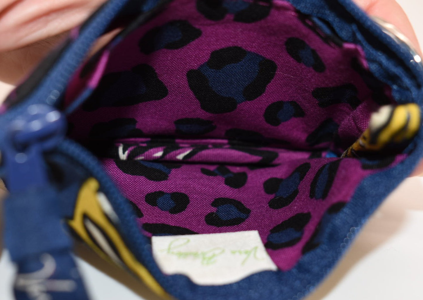 Vera Bradley Zip ID Case in "African Violet" Pattern