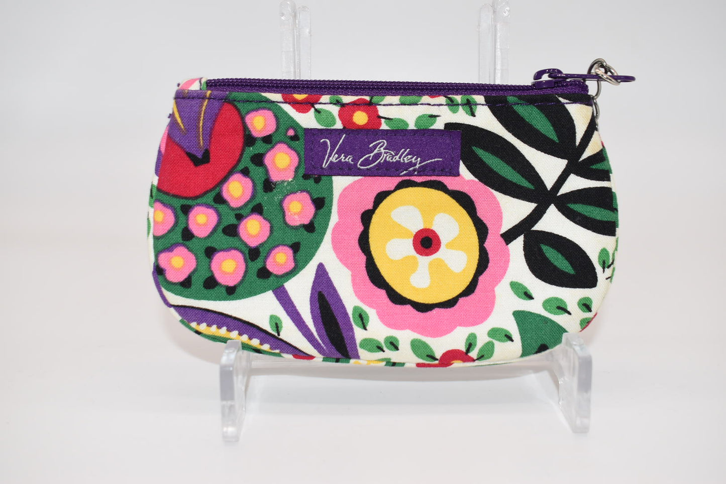 Vera Bradley Zip ID Case in "Viva la Vera" Pattern