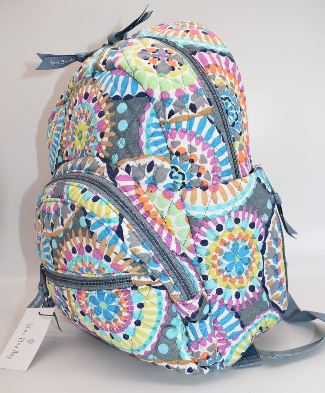 Vera Bradley Essential Compact Backpack in "Sunny Medallion" Pattern