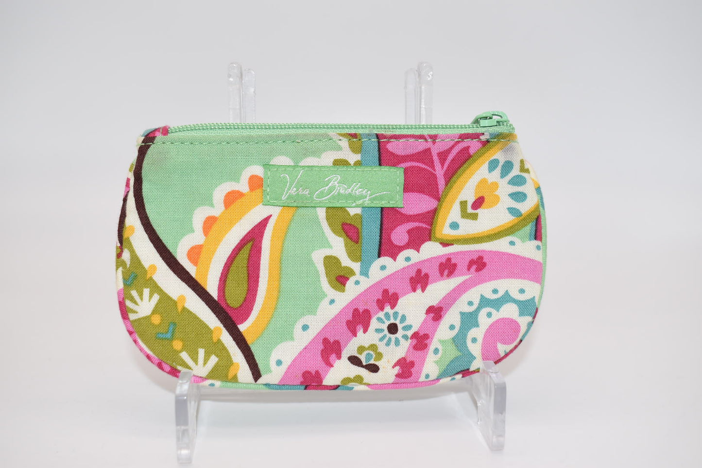 Vera Bradley Clip Zip ID Case in "Tutti Frutti" Pattern