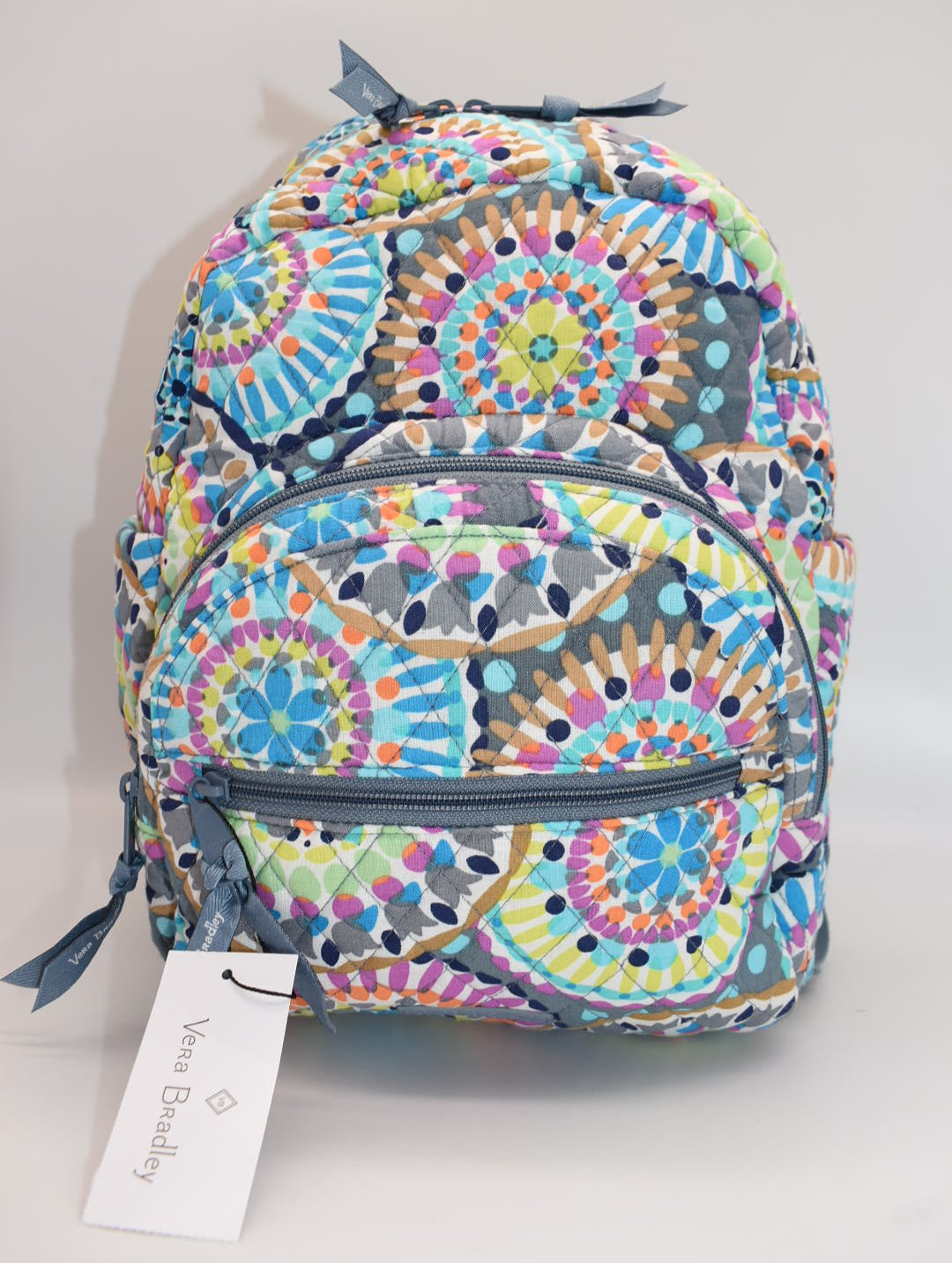 Vera Bradley Essential Compact Backpack in "Sunny Medallion" Pattern