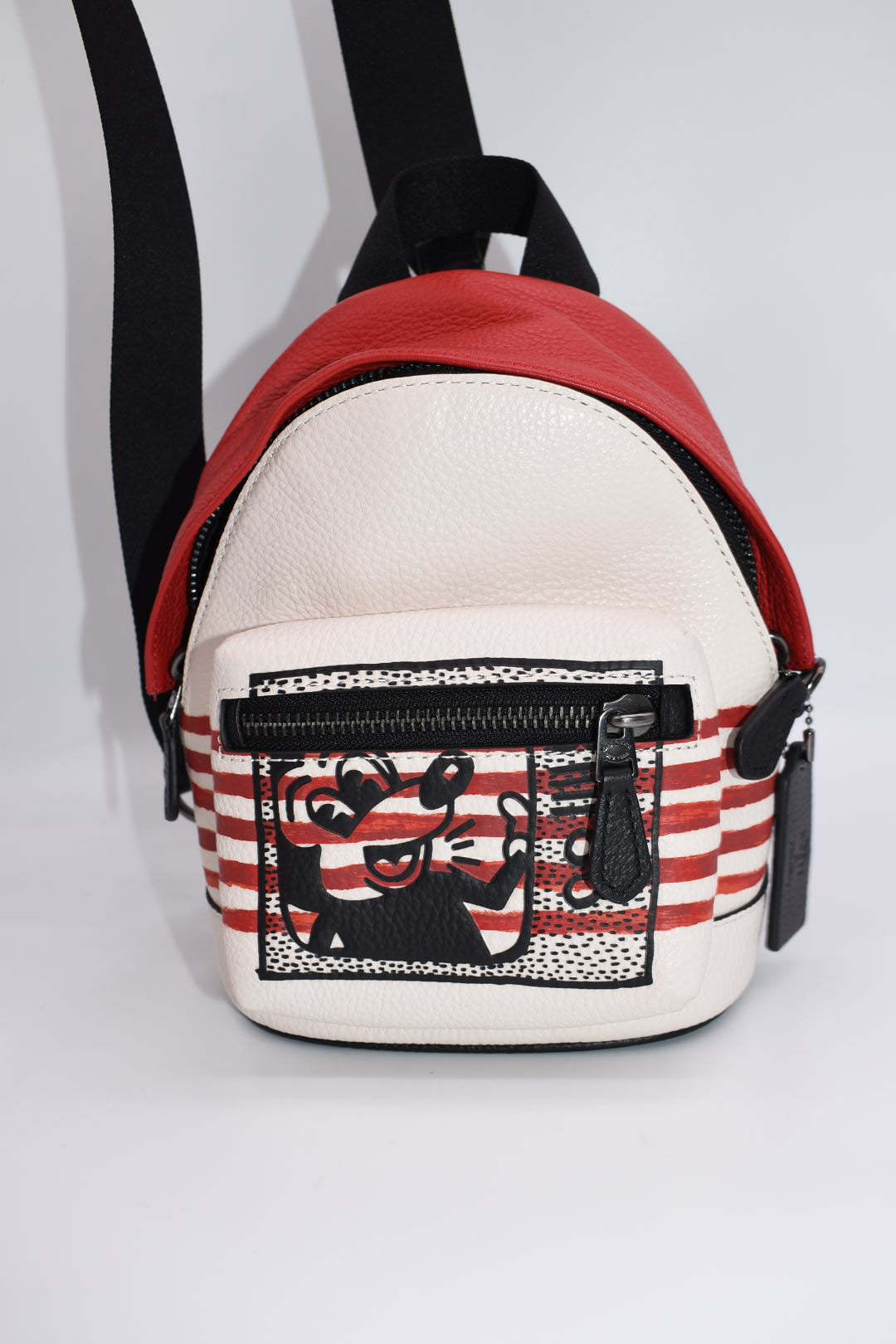 Coach Mickey Mouse X Keith Haring Small West Backpack Crossbody