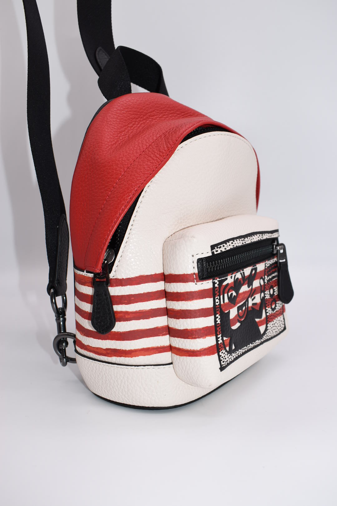 Coach Mickey Mouse X Keith Haring Small West Backpack Crossbody