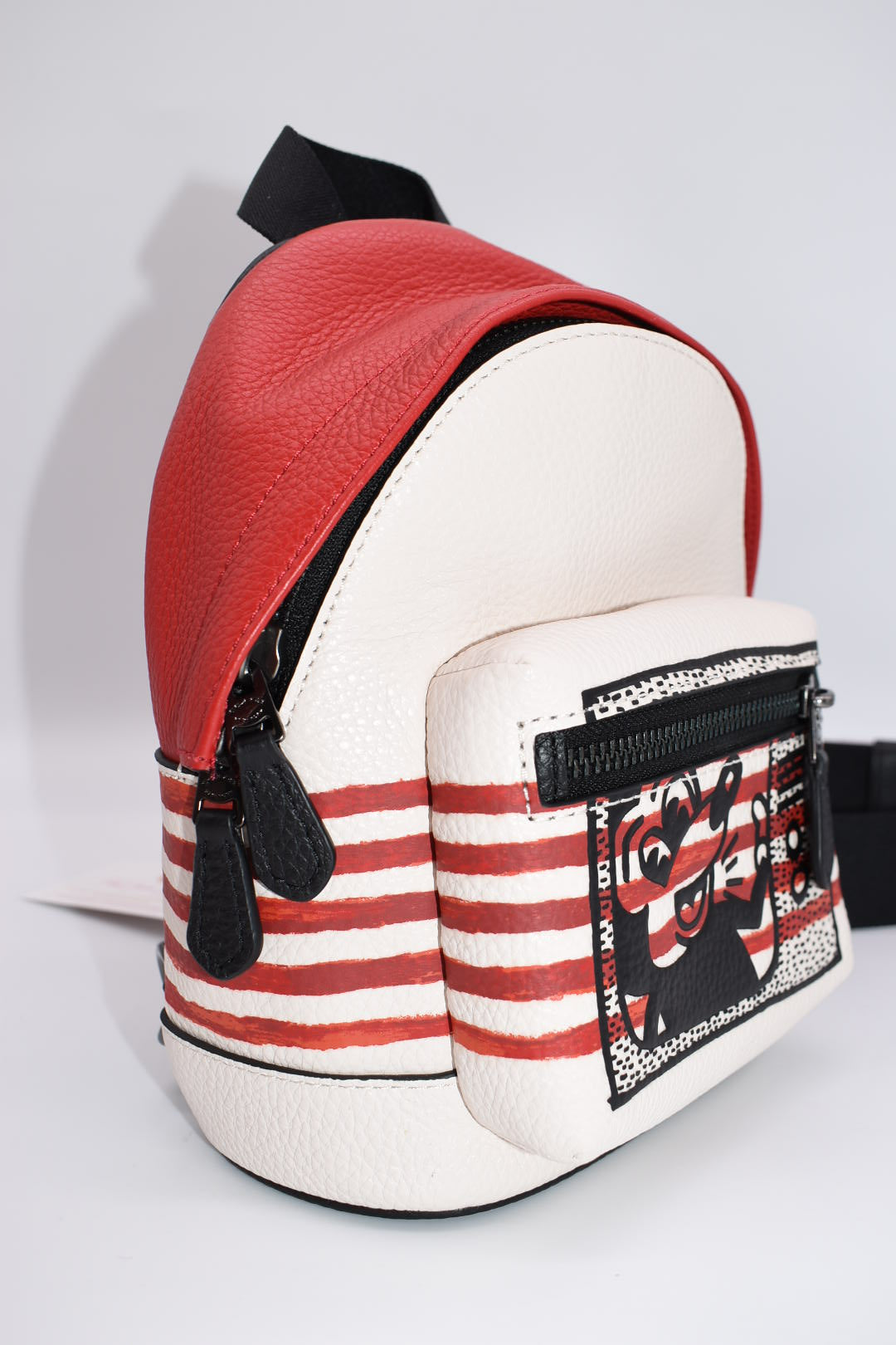 Coach Mickey Mouse X Keith Haring Small West Backpack Crossbody