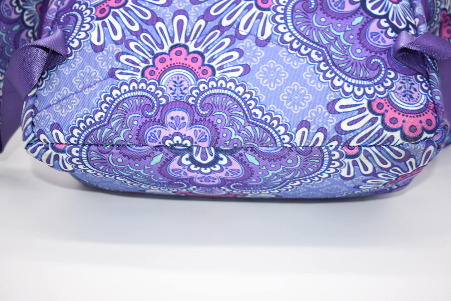 Vera Bradley Lighten Up Drawstring Backpack in "Lilac Tapestry" Pattern