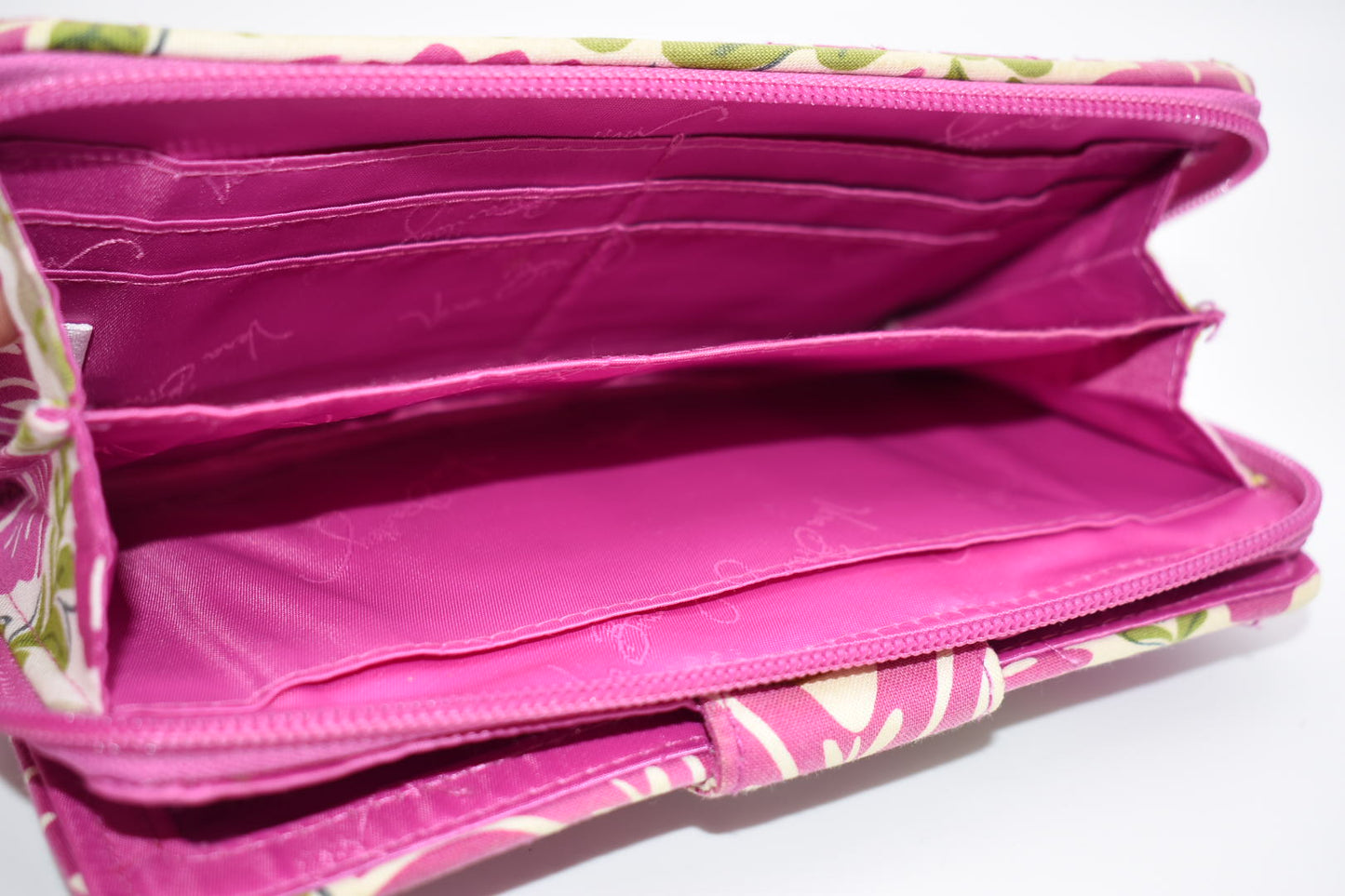 Vera Bradley Turnlock Wallet in "Julep Tulip" Pattern