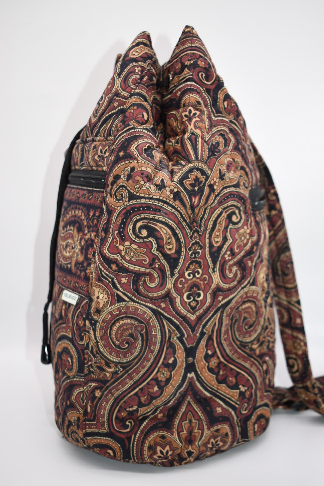 Vintage Vera Bradley Sling Bag in "Mocha - 1996" Pattern