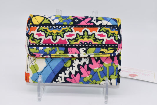 Vera Bradley Trifold Euro Wallet in "Rio" Pattern