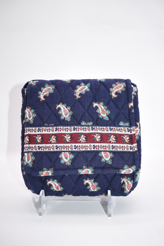 Vera Bradley Small Crossbody Bag in "Navy - 1991" Pattern