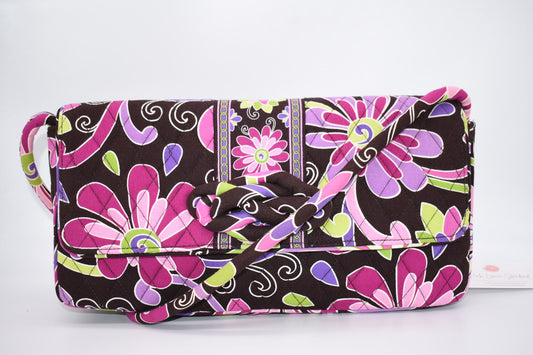 Vera Bradley "Knot Just a Clutch" in "Purple Punch" Pattern