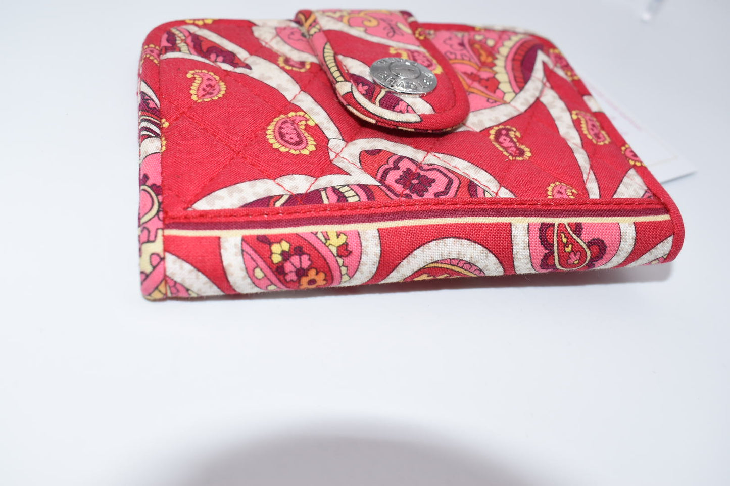 Vera Bradley Snappy Bifold Wallet in "Rosy Posies"