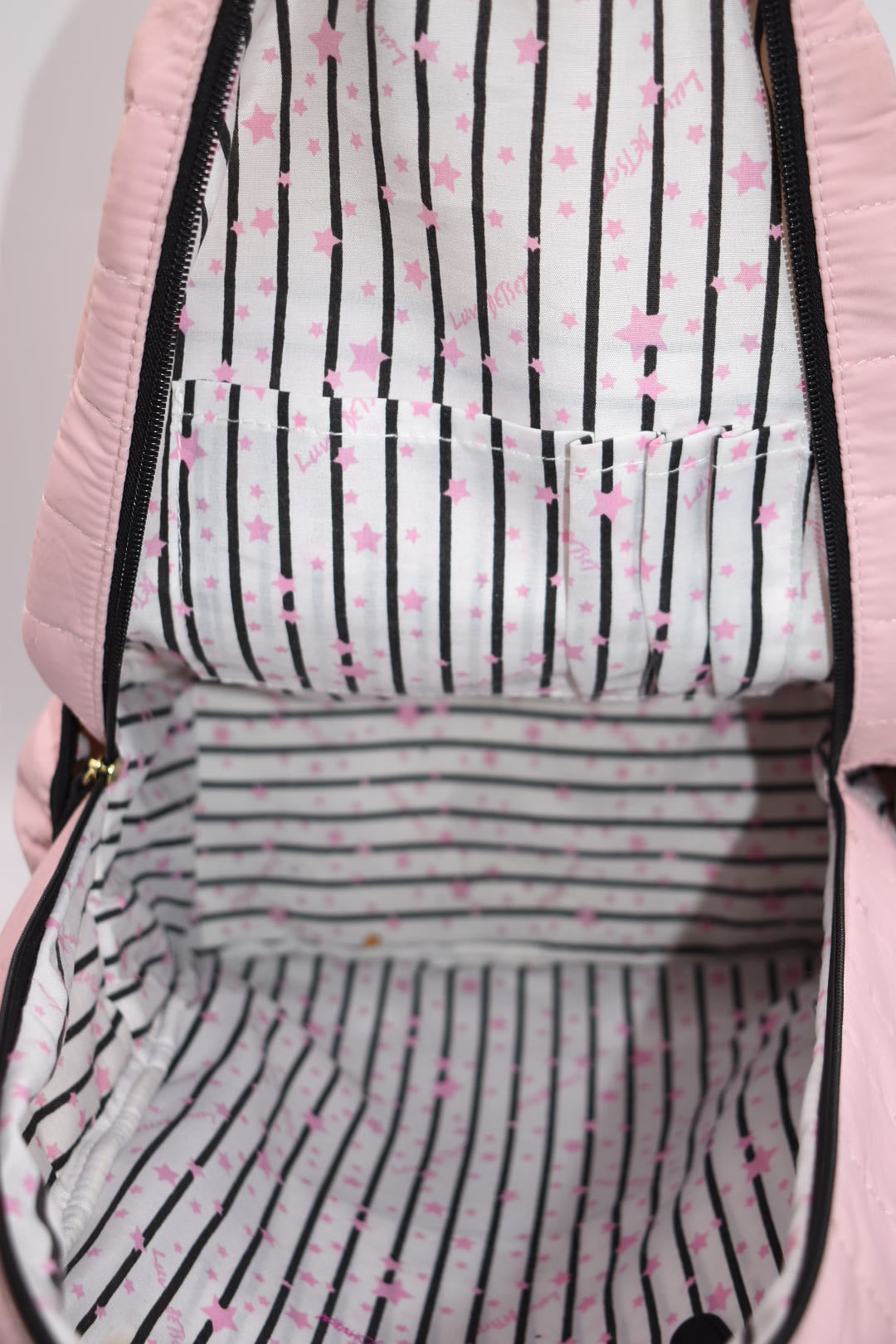 Betsey Johnson Full Size Blush Backpack Pink Lemon Standard