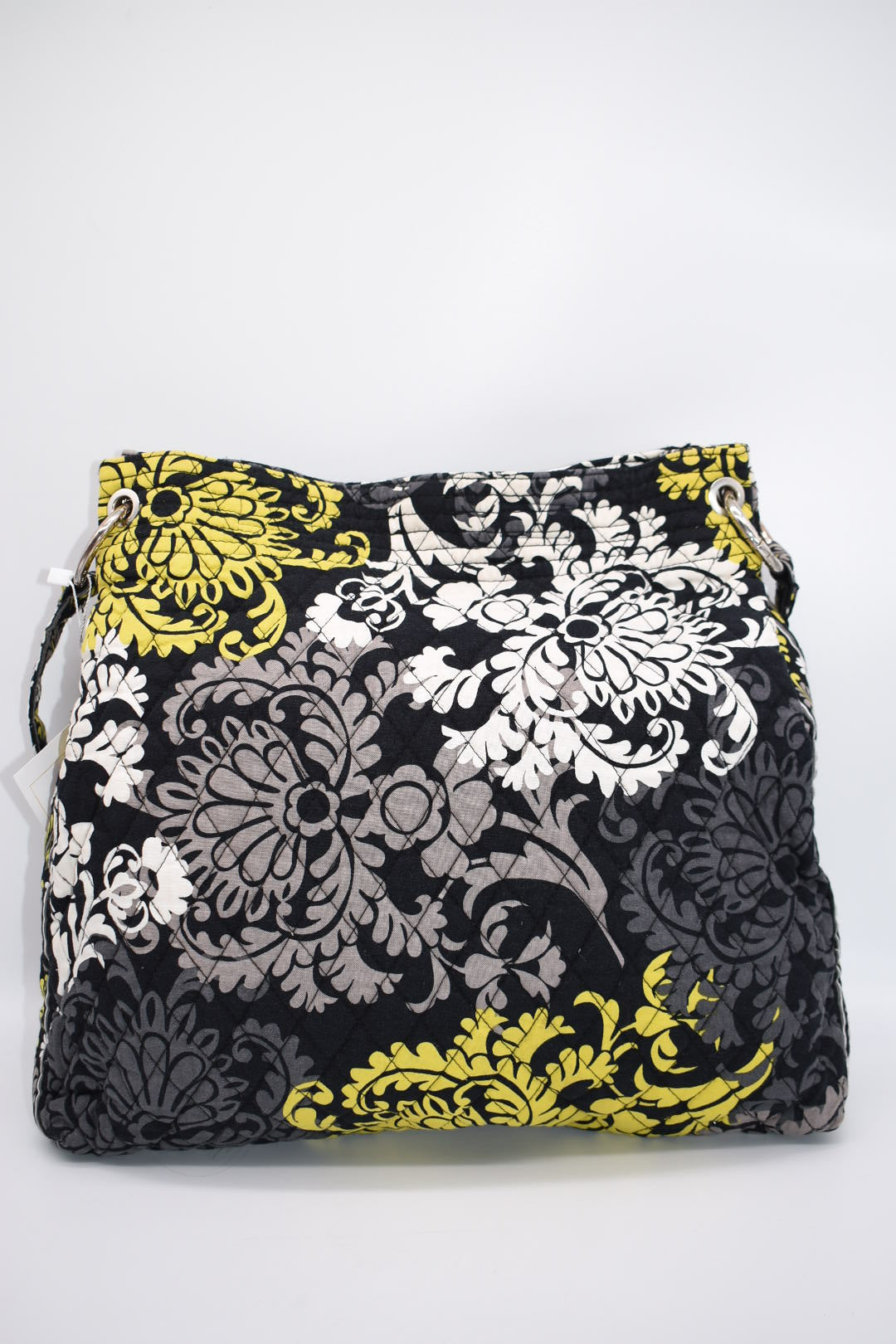 Vera Bradley Wristlet Wallet Baroque Pattern in Cotton black yellow gray