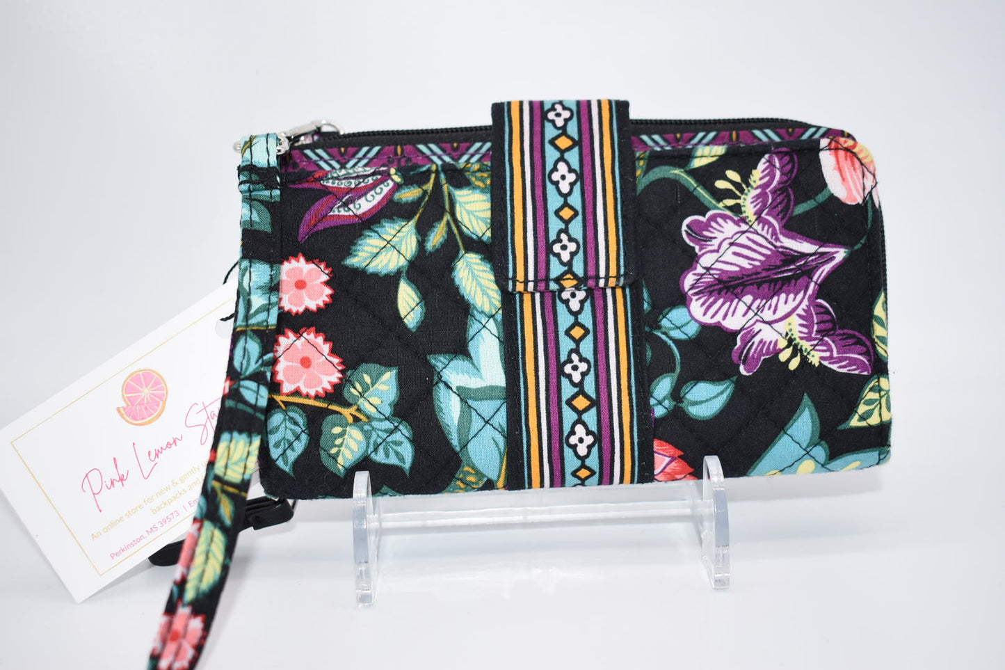 Vera Bradley Iconic RFID Combo Wristlet in Vines Floral