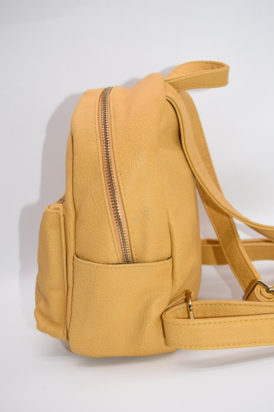 Mustard cheap mini backpack