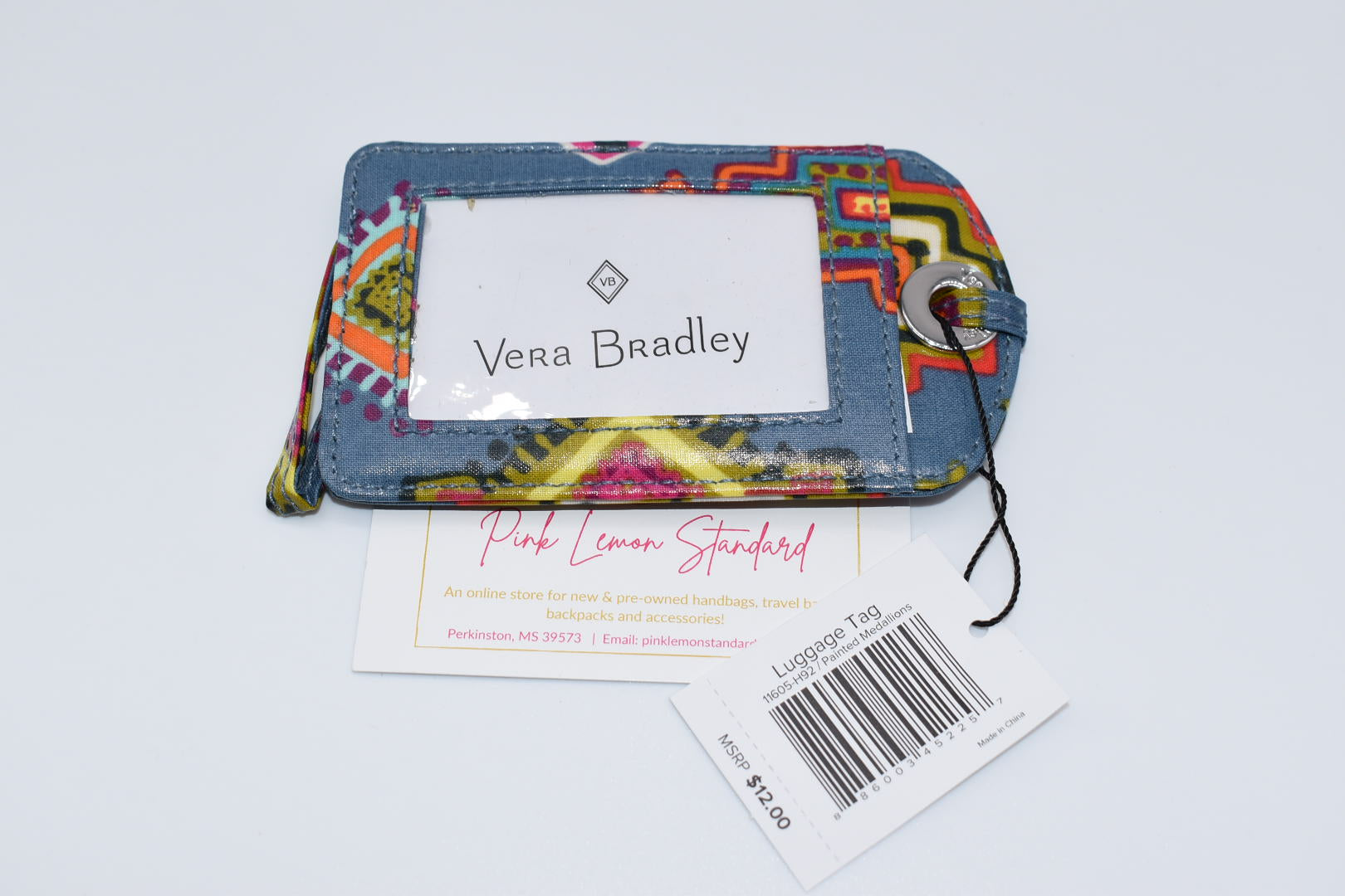 Vera bradley luggage online tag