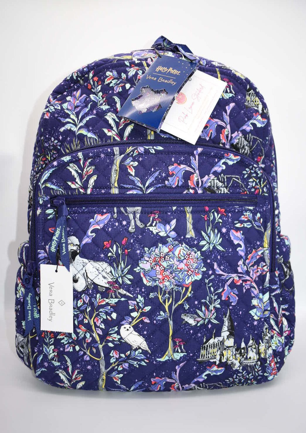 Vera Bradley Iconic Campus Backpack, Butterfly Flutter